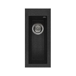 Elleci LGQ05054 - Lavello quadra 50, 23x50, 1V, nero pietra