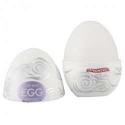 Tenga Egg Cloudy Single - Masturbatore Monouso, Senza Vibrazione