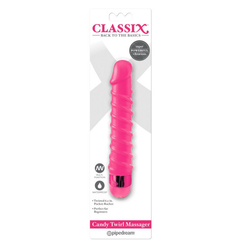 Classix Candy Twirl Massager - Vibratore...
