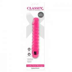 Classix Candy Twirl Massager - Vibratore Classico, Richiede Batterie