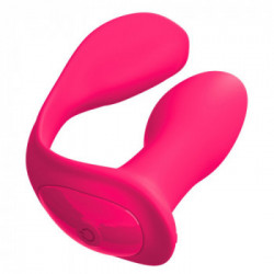 3Some double ecstasy - Vibratore Speciale, Doppia Stimolazione, Telecomando, Splashproof, Ricaricabile