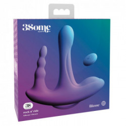 3Some Rock n’ Ride - Vibratore Punto G, Tripla Stimolazione, Ricaricabile