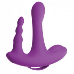 3Some Rock n’ Ride - Vibratore Punto G, Tripla Stimolazione, Ricaricabile