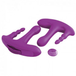 3Some Rock n’ Ride - Vibratore Punto G, Tripla Stimolazione, Ricaricabile