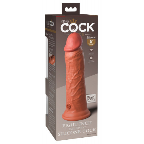 King Cock Elite KCE 8 Dual Density Cock Tan -...