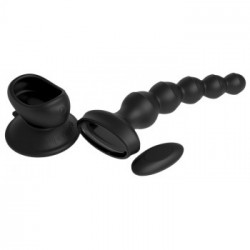 3Some Wallbanger Beads - Vibratore Anale a Sfere, 10 MOD di Vibrazione, Telecomando, Impermeabile, Ricaricabile