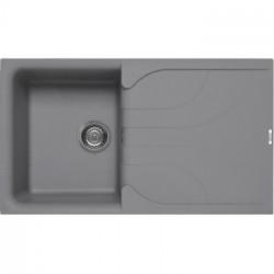 Elleci LGE40048 - Lavello ego 400, 86X50, 1VG, grigio cemento