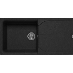 Elleci LGE48054 - Lavello ego 480, 100X50, 1VG, nero pietra