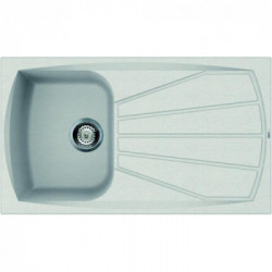 Elleci LGL40052 - Lavello living 400, 86X50, 1VG, bianco pietra