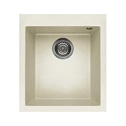 Elleci LGQ10062 - Lavello quadra 100, 41x50, 1V, bianco antico