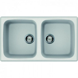 Elleci LGM45068 - Lavello master 450, 86x50, 2V, bianco
