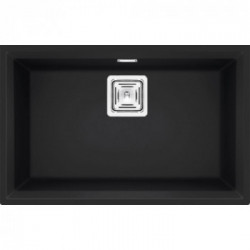 Elleci LGK12040BSO - Lavello karisma 120, 70X50, 1V, nero sottotop