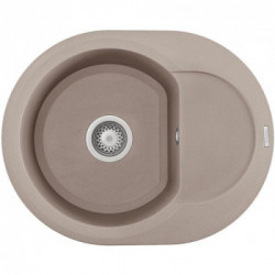 Elleci LGYR6043 - Lavello easy ROUND, 600, 60x47, 1vg tortora