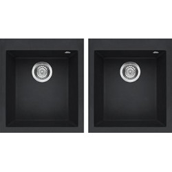 Elleci LGQ20059 - Lavello quadra 200, 2V, antracite