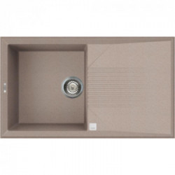 Elleci LGT40043 - Lavello tekno 400, 86X50, 1VG, tortora