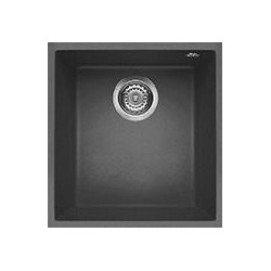 Elleci LKQ10099BSO - Lavello quadra 100, 38X44, 1V, dark grey