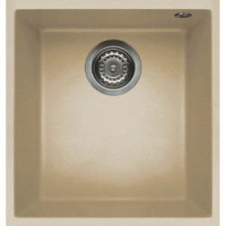 Elleci LKQ10095BSO - Lavello quadra 100, 38X44, 1V, champagne sottotop