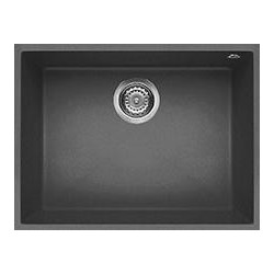 Elleci LKQ11099BSO - Lavello quadra 110, 58,5X44, 1V, dark grey