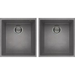 Elleci LGQ20048BSO - Lavello quadra 200, , 2V, grigio cemento