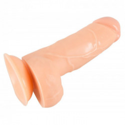 European Lover 18 cm with Balls - Dildo Realistico con Testicoli e Ventosa