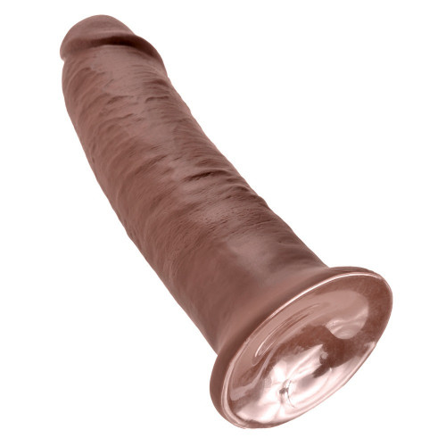 King Cock 10" Cock Brown - Dildo Realistico