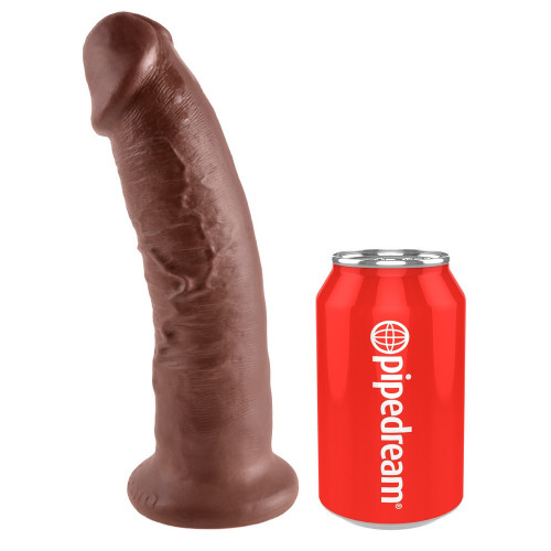 King Cock 9" Cock Brown - Dildo Realistico