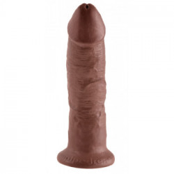 King Cock 9" Cock Brown - Dildo Realistico