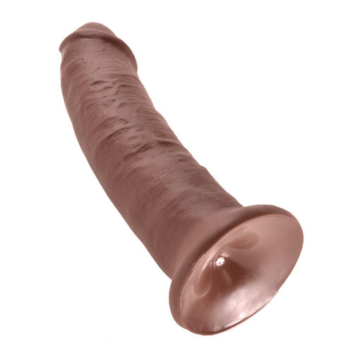 King Cock 9" Cock Brown - Dildo Realistico