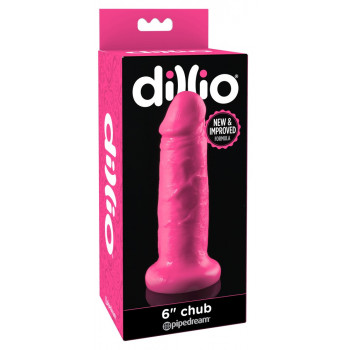 Dillio 6" Chub Pink - Dildo...