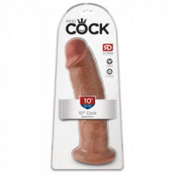 King Cock KC 10" Cock Tan - Dildo Realistico con Ventosa