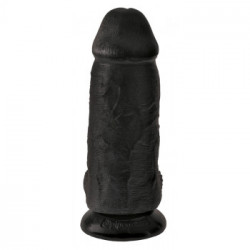 King Cock 9" Chubby Dark - Dildo Realistico