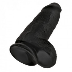 King Cock 9" Chubby Dark - Dildo Realistico