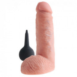 King Cock Squirting Cock with Balls 8" - Dildo Realistico con Testicoli