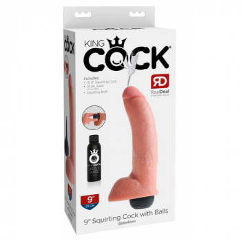 King Cock 9" Squirting Cock...