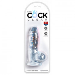 King Cock Clear Cock with Balls 5 - Dildo Realistico