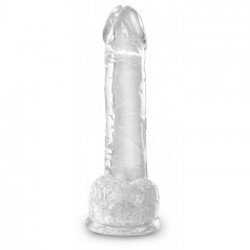 King Cock Clear Cock with Balls 7 - Dildo Realistico