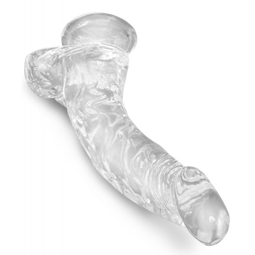 King Cock Clear Cock with Balls 7.5 - Dildo...