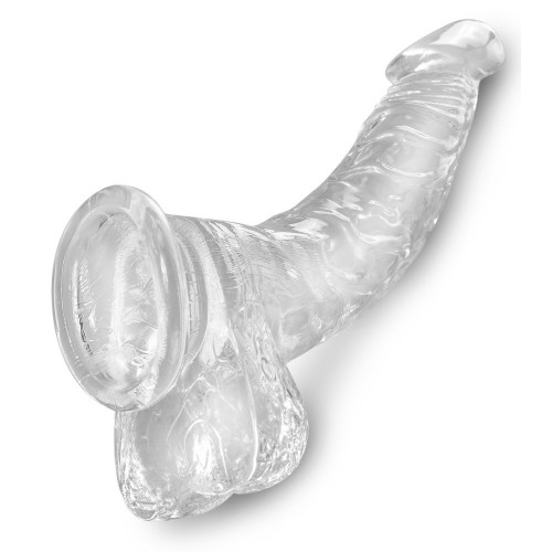 King Cock Clear Cock with Balls 7.5 - Dildo...