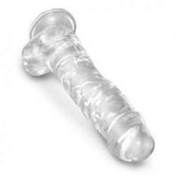 King Cock Clear Cock with Balls 8 - Dildo Realistico