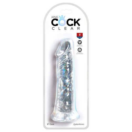 King Cock Clear KKC 8 Cock - Dildo Realistico...