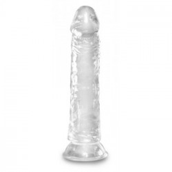 King Cock Clear KKC 8 Cock - Dildo Realistico con Ventosa