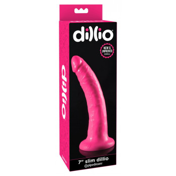Dillio 7" Slim Pink - Dildo...