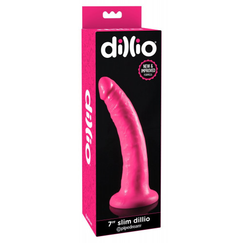 Dillio 7" Slim Pink - Dildo Realistico con...