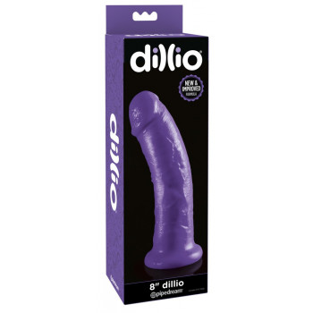 Dillio 8" Dildo Purple -...