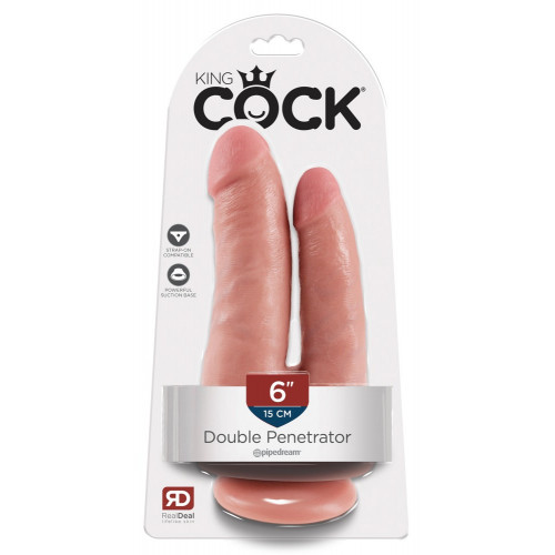 King Cock Double Penetrator - Dildo Realistico