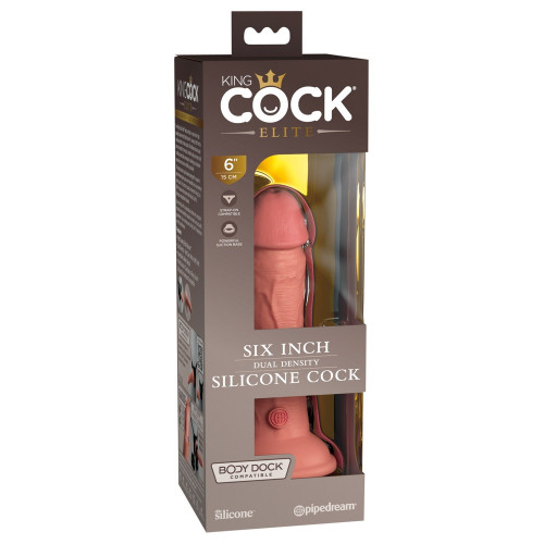 King Cock Elite KCE 6 Dual Density Cock Light -...