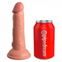 King Cock Elite KCE 6 Dual Density Cock Light - Dildo Realistico in Silicone con Ventosa