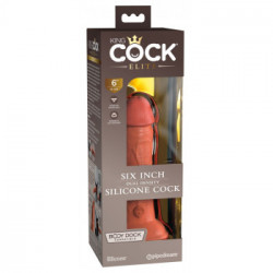 King Cock Elite KCE 6 Dual Density Cock Tan - Dildo Realistico in Silicone