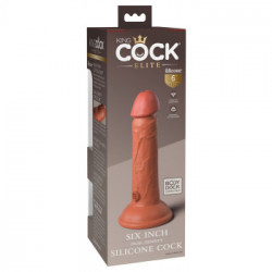 King Cock Elite KCE 6 Dual Density Cock Tan - Dildo Realistico in Silicone