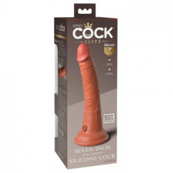 King Cock Elite 7“ Dual Density Silicone Cock Tan - Dildo Realistico